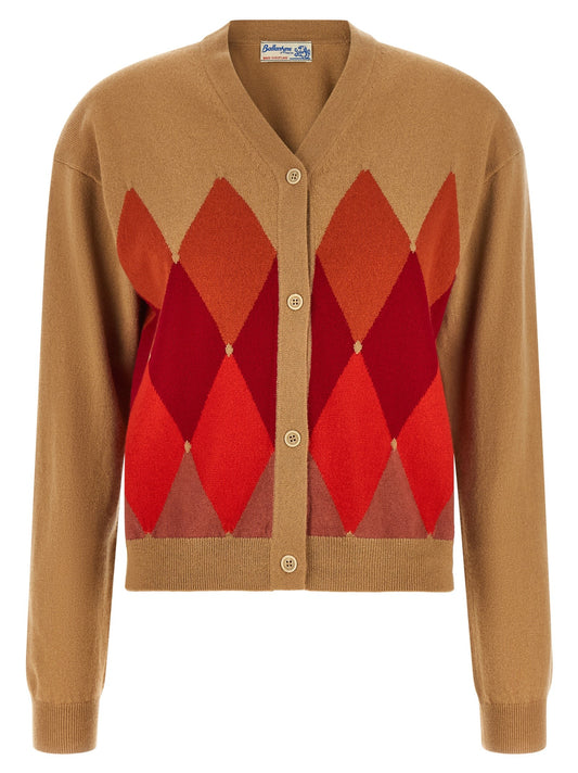 Beige 'Diamond' cardigan