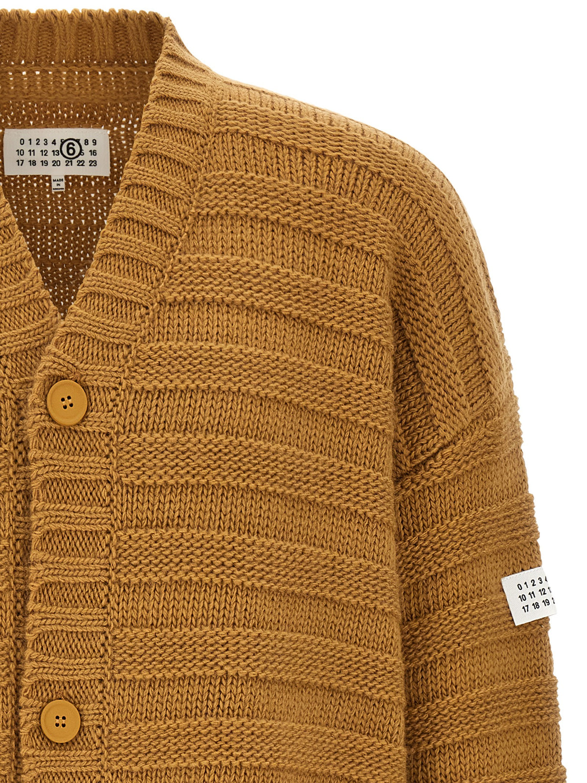 Beige 'Distressed' cardigan