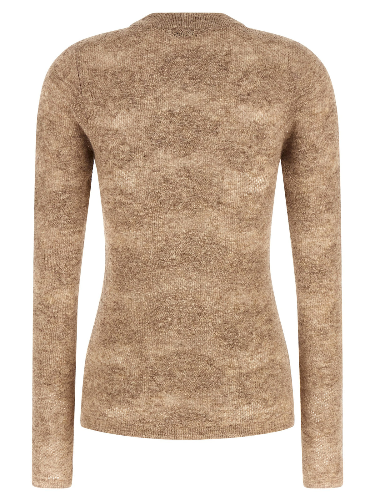 Beige 'Flower Lace' sweater