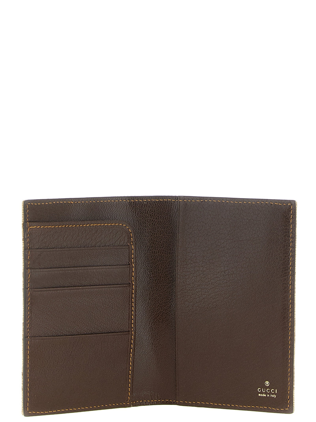 Beige 'Gucci Essence Classic' passport holder
