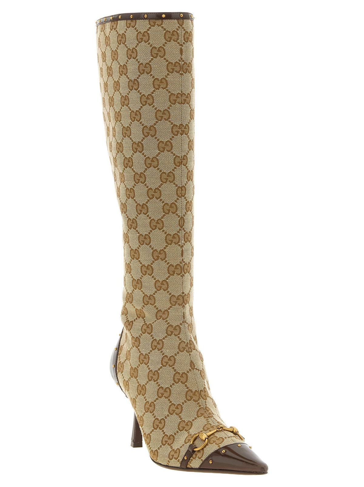 Beige 'Savoy' boots