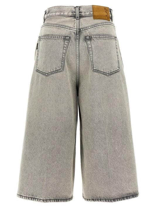 'Belle Pearl Grey' Bermuda Shorts