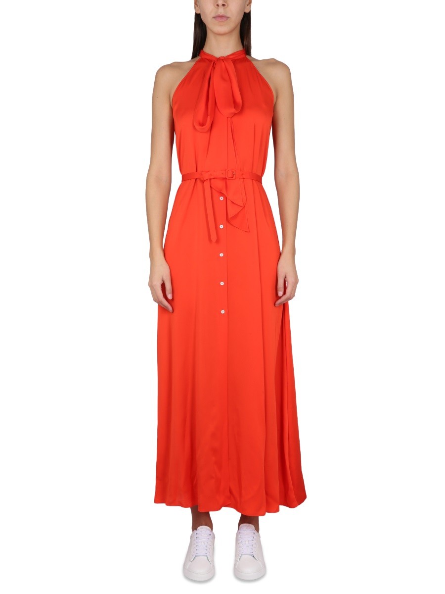 BELTED DRESS