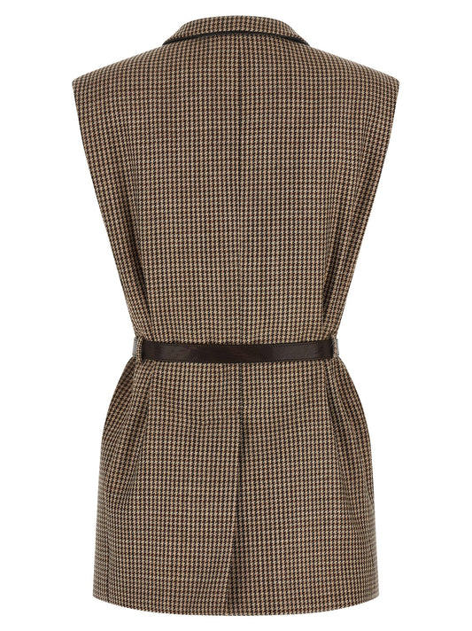 Belted vest