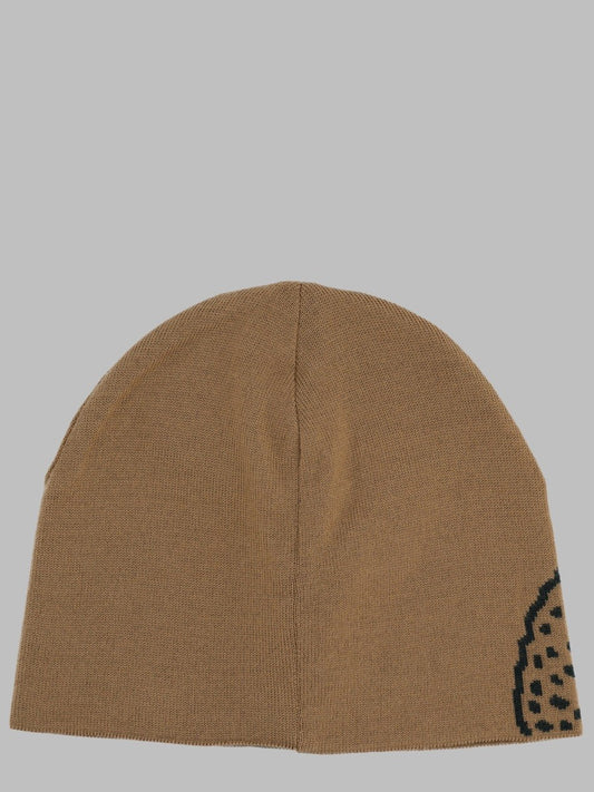 Berretto in Lana con Coccodrillo Jacquard