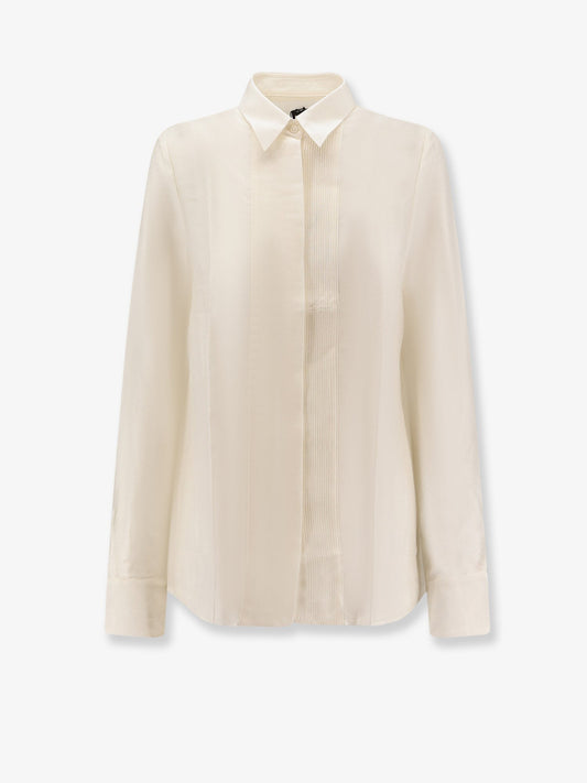 Bisina Wednesday lyocell, silk and wool shirt