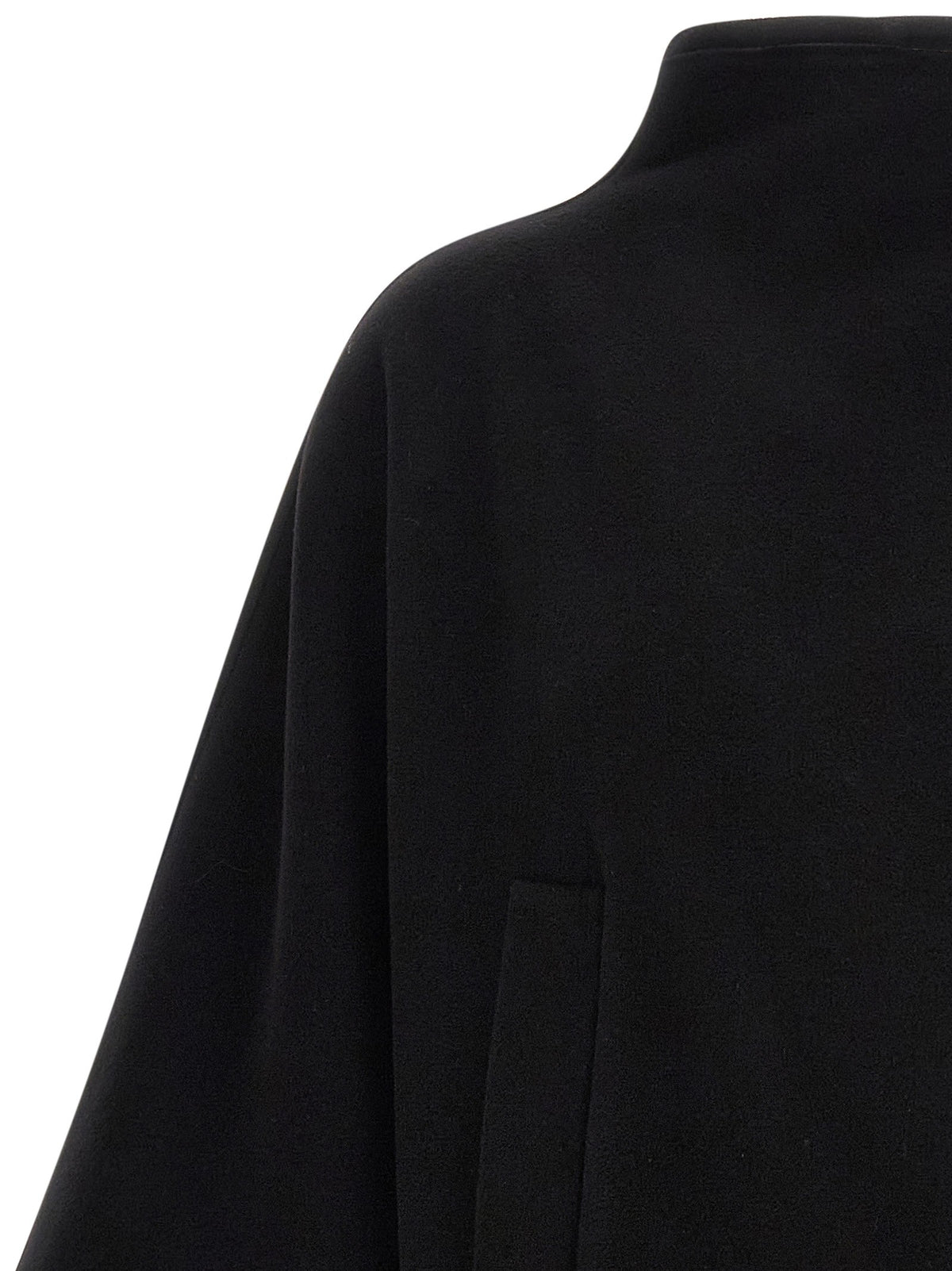 Black 'Alba Midi' coat