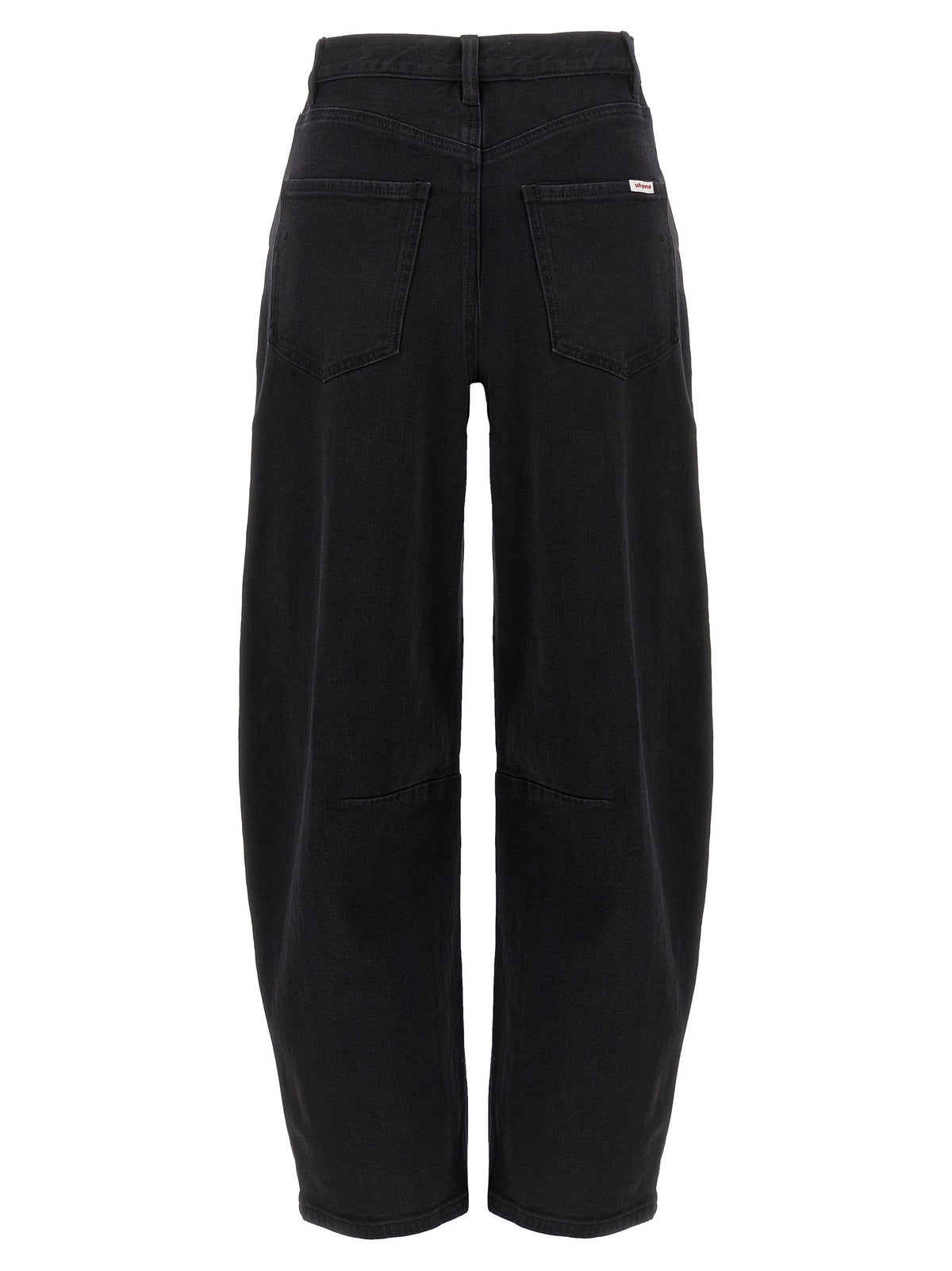 'Black Barrel Leg' jeans