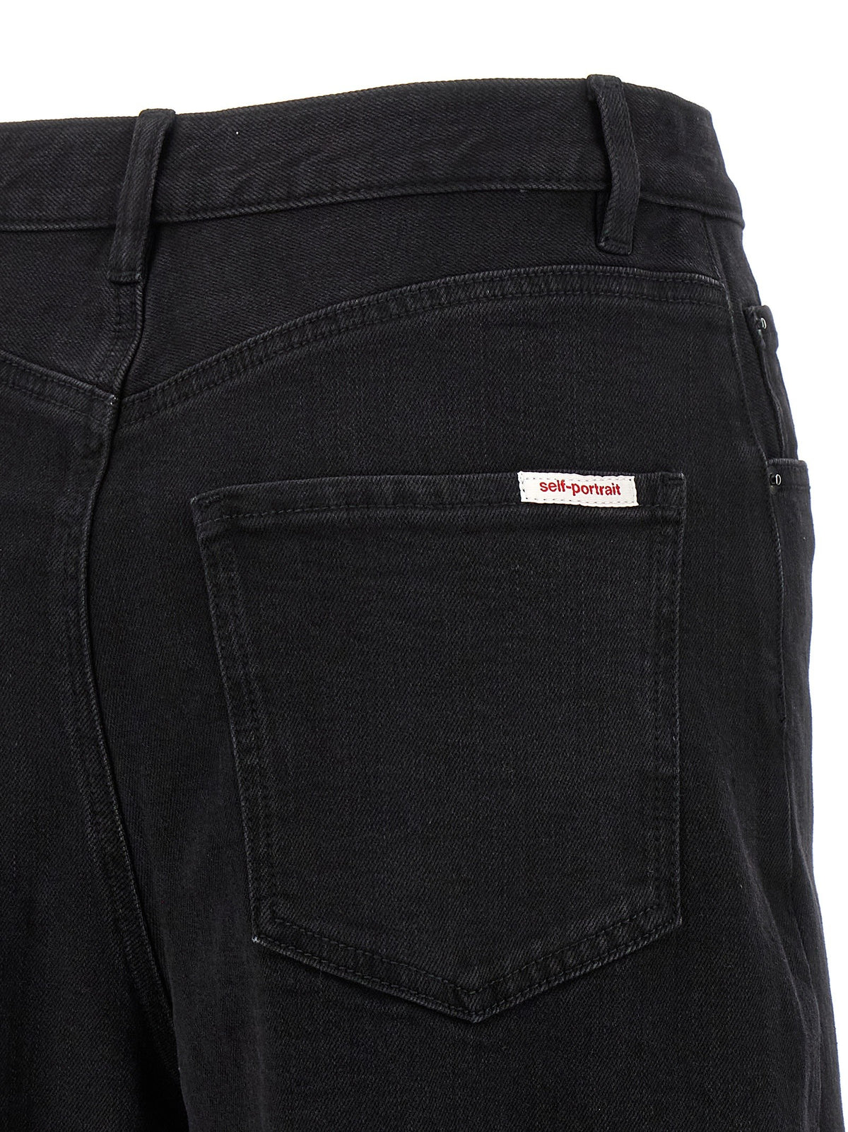 'Black Barrel Leg' jeans