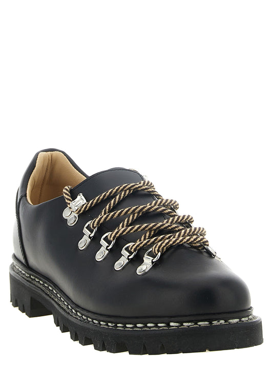 Black 'Clusaz' lace-up shoes