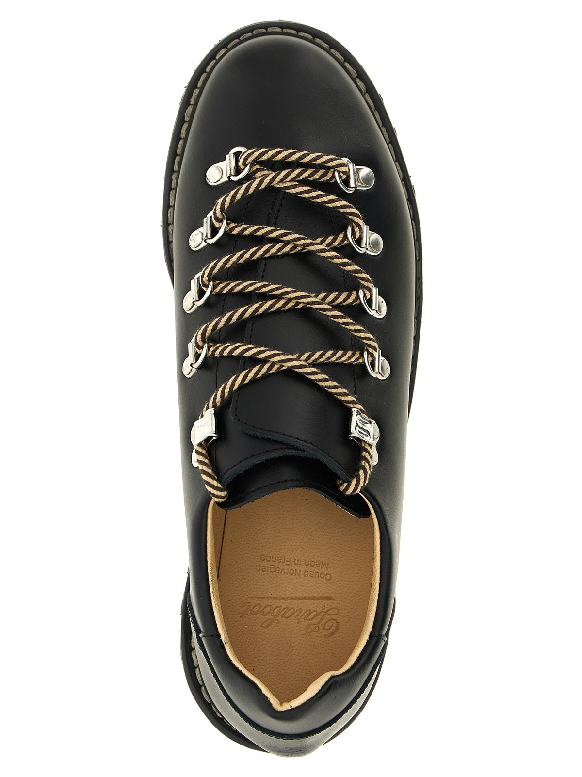 Black 'Clusaz' lace-up shoes