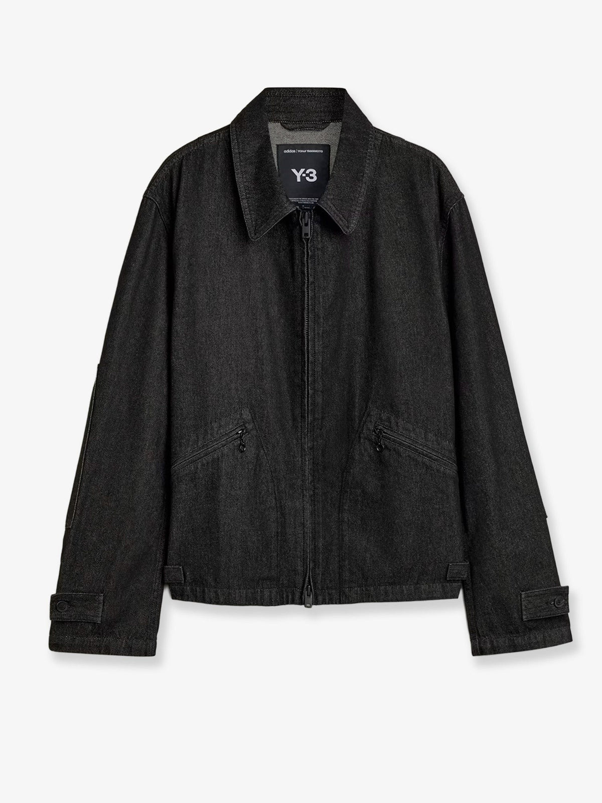 Black denim jacket