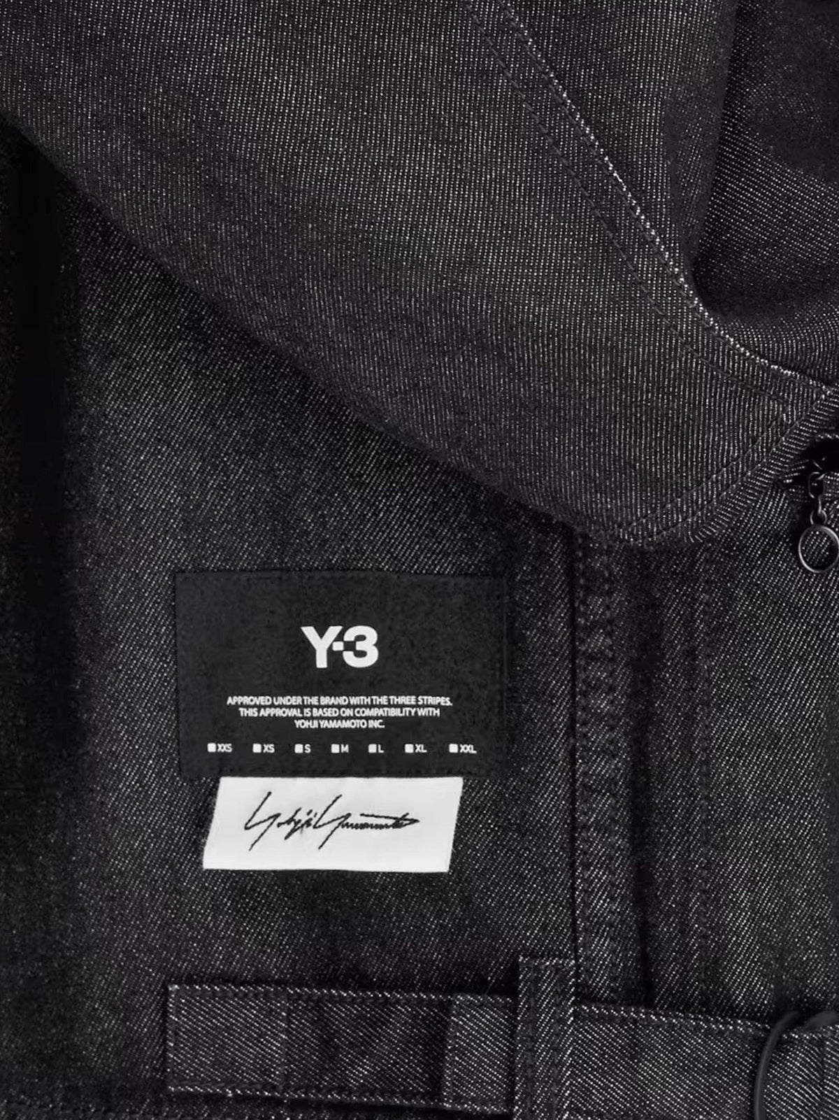 Black denim jacket