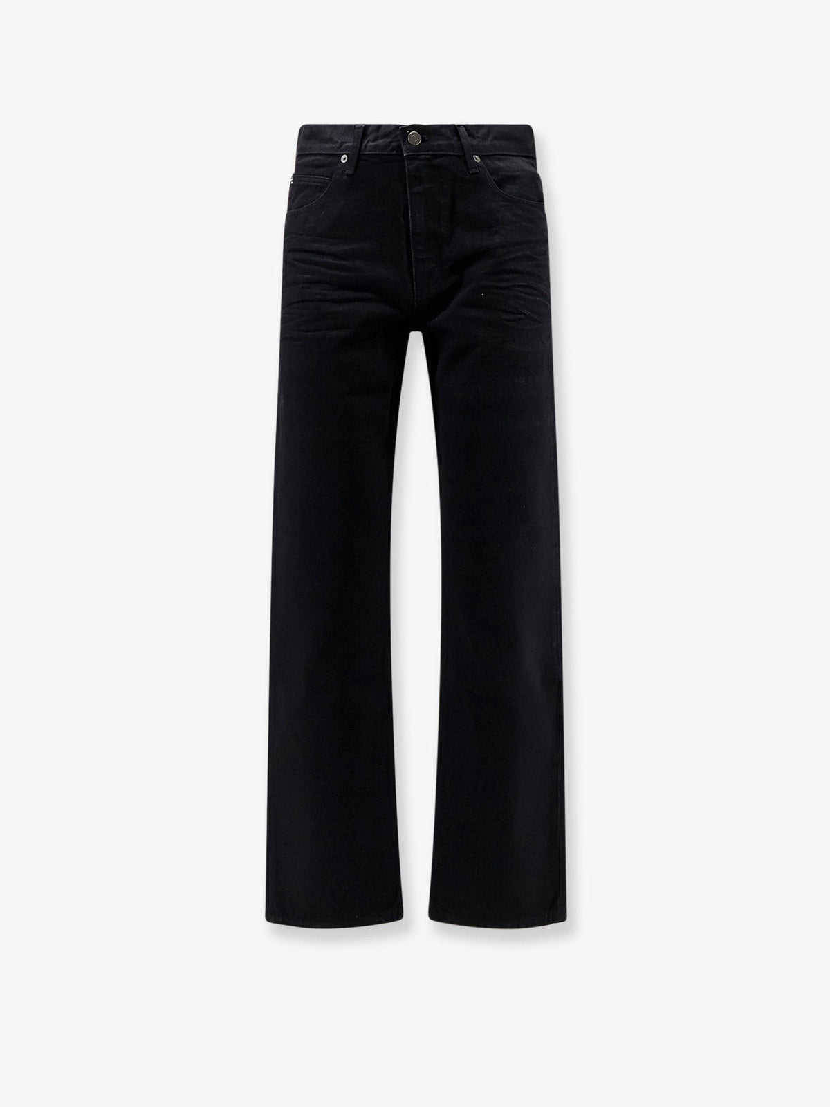 Black denim jeans