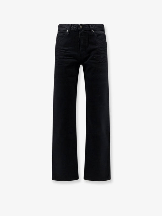 Black denim jeans