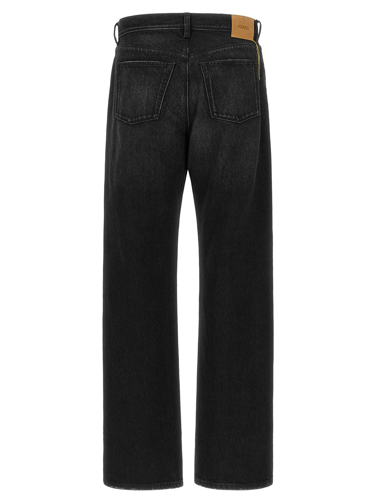 Black denim jeans
