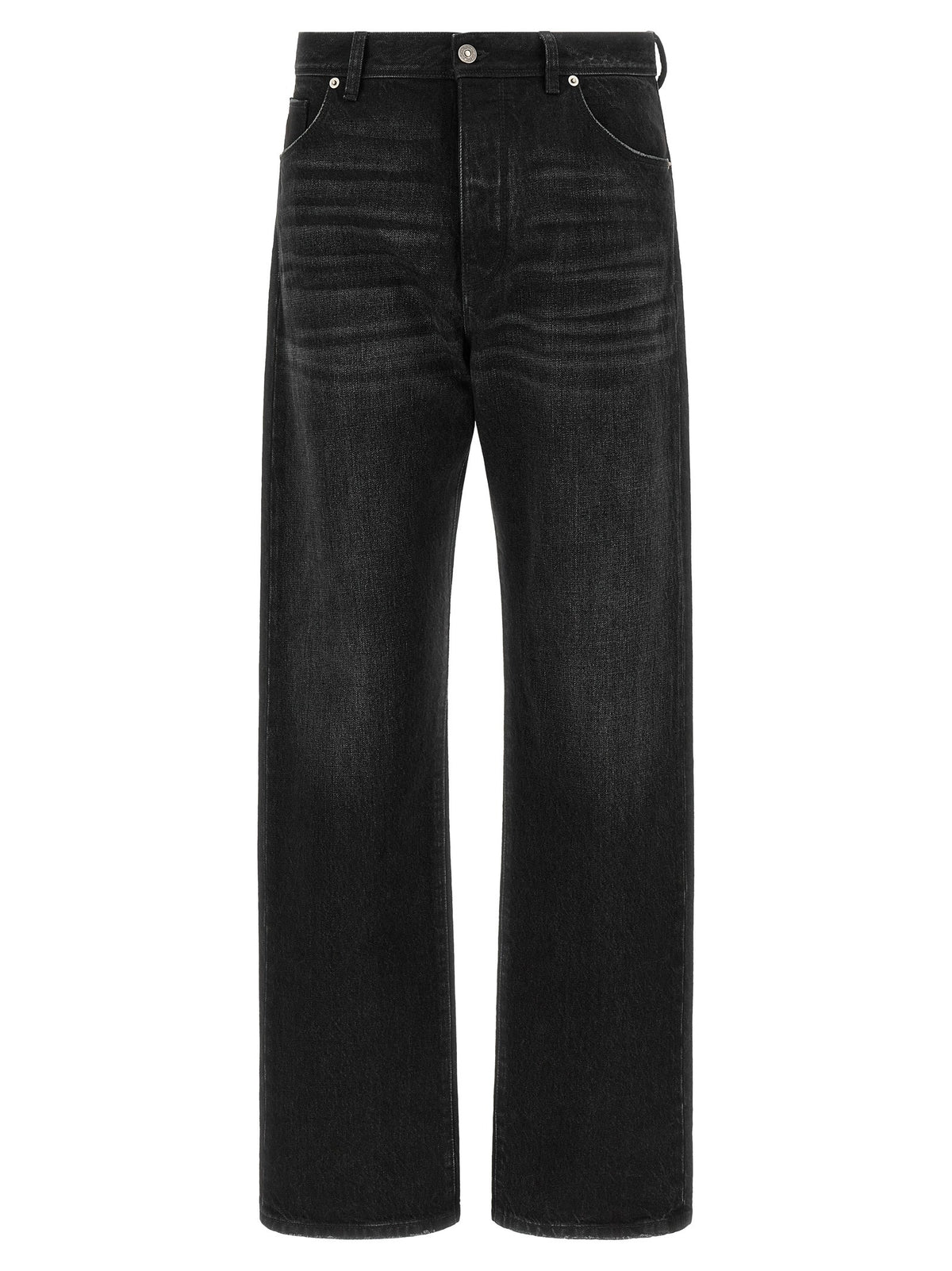 Black denim jeans