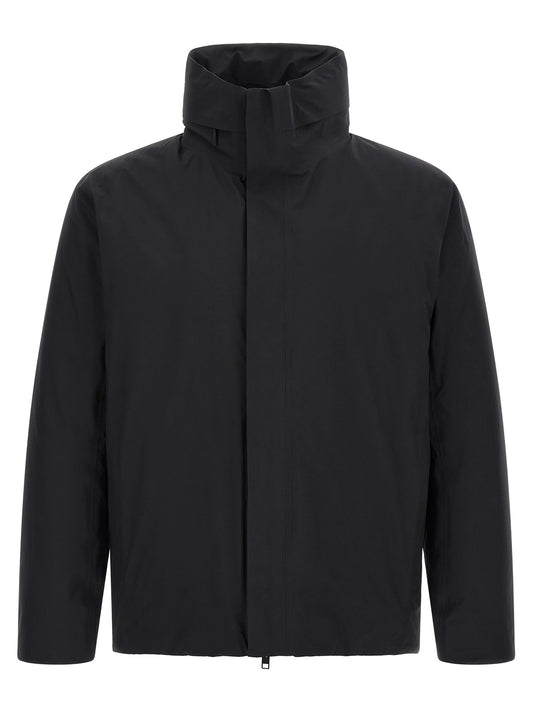 Black 'Euler' hardshell jacket