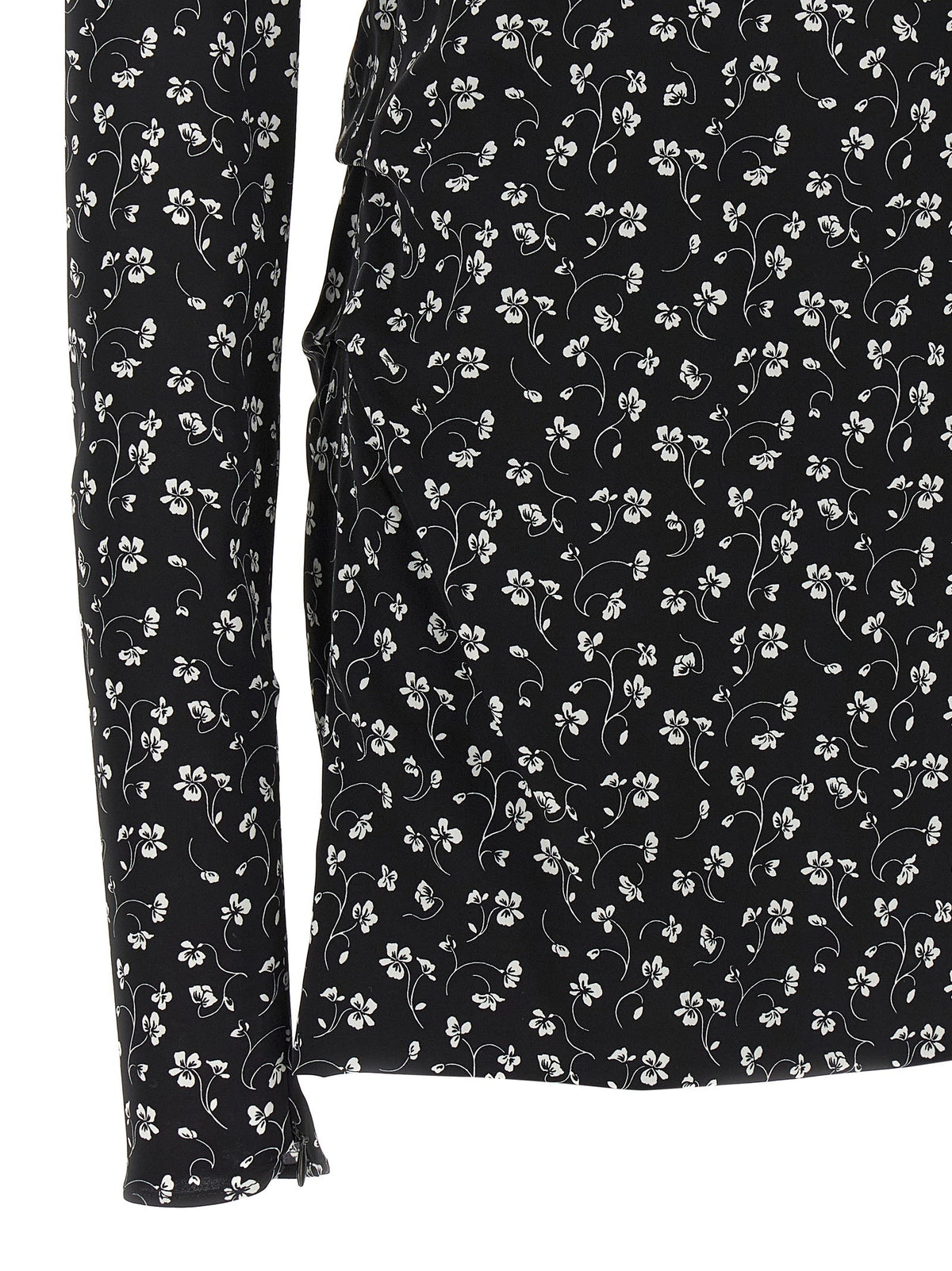 Black flower dress