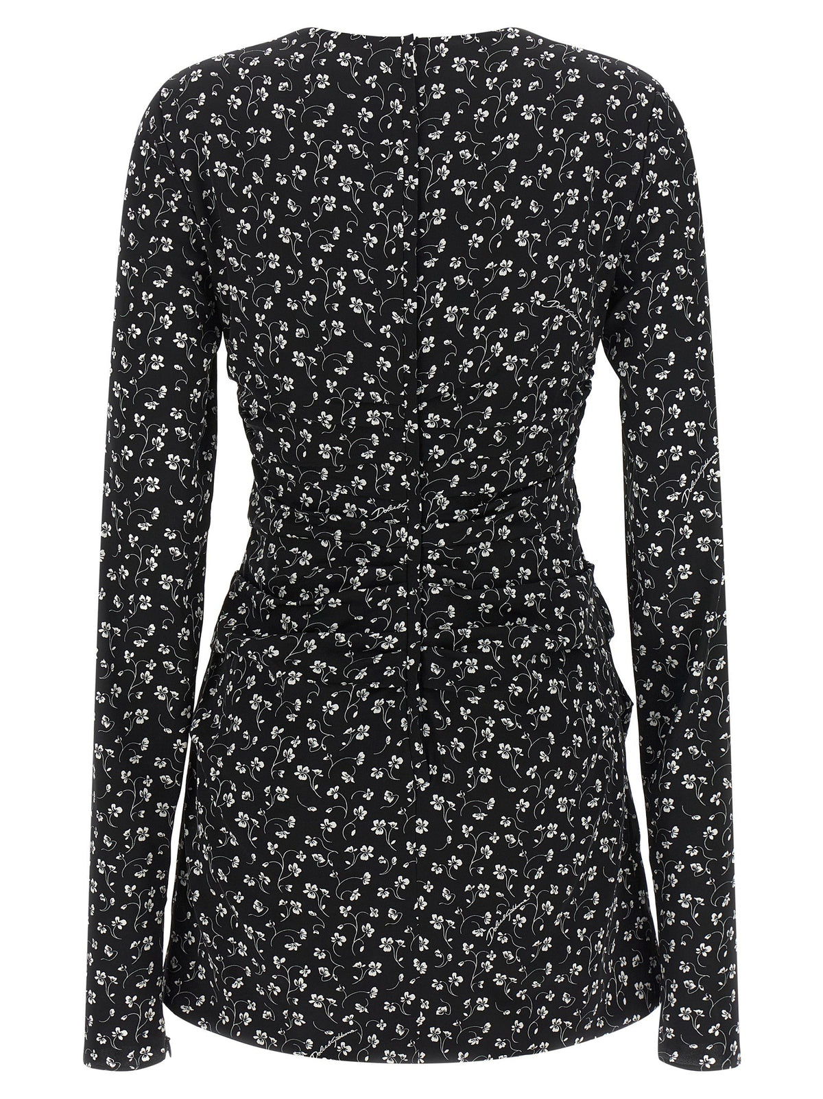 Black flower dress