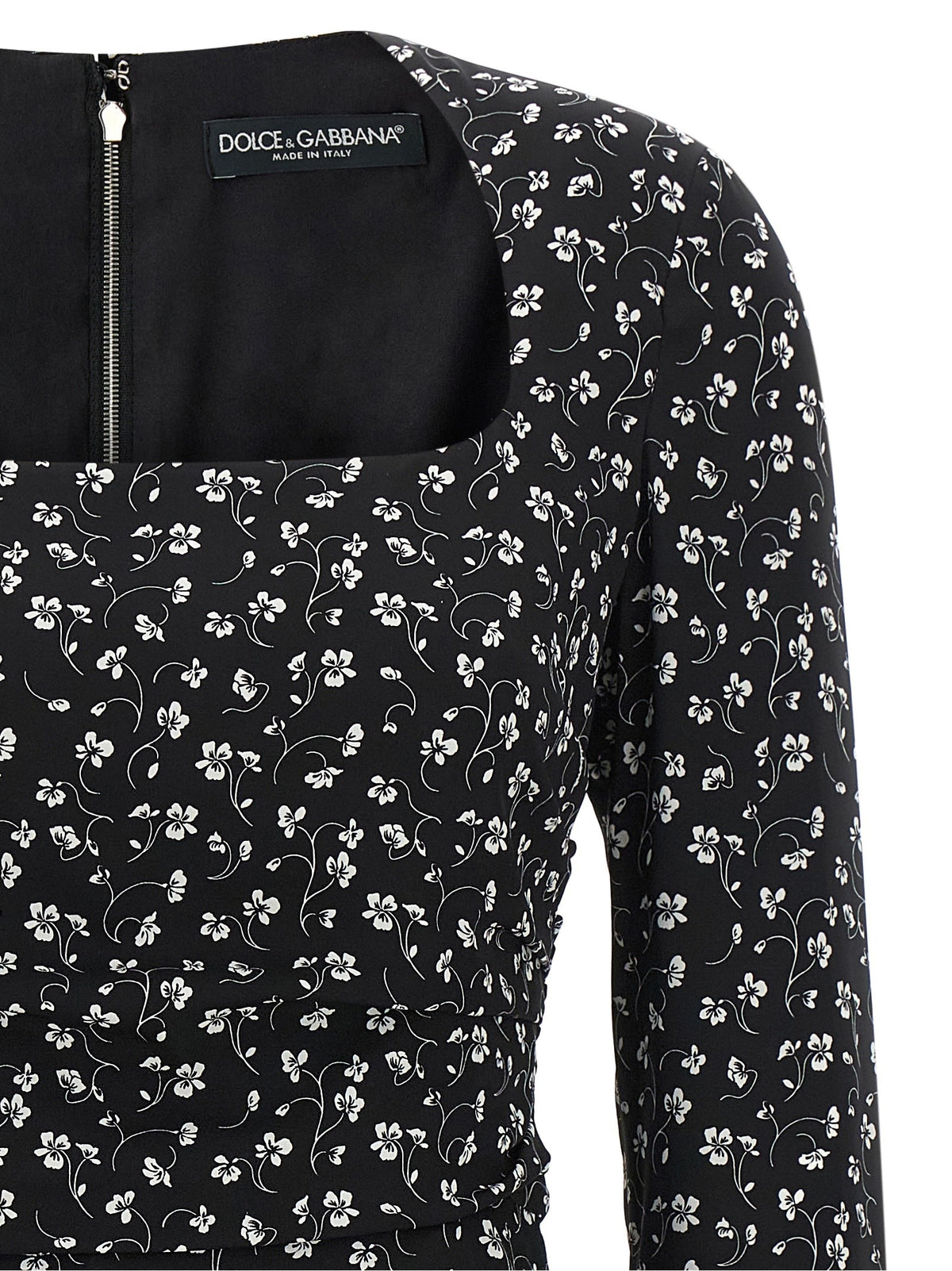 Black flower dress