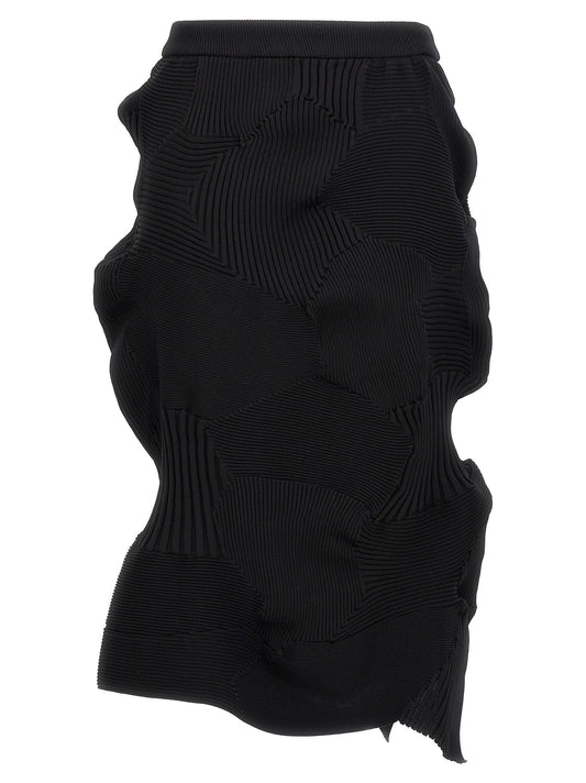 Black 'Kone Kone' skirt