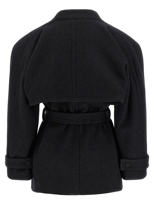 Black 'Le Caban Boléro' coat