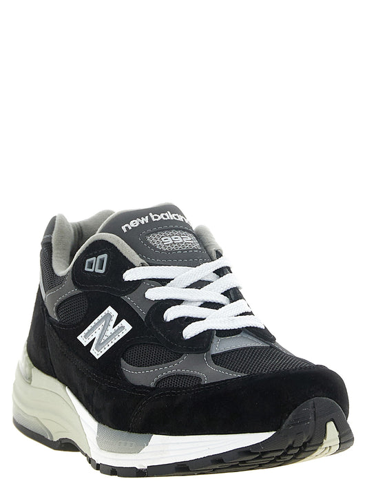 Black 'Made in USA 992' sneakers