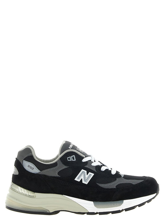 Black 'Made in USA 992' sneakers