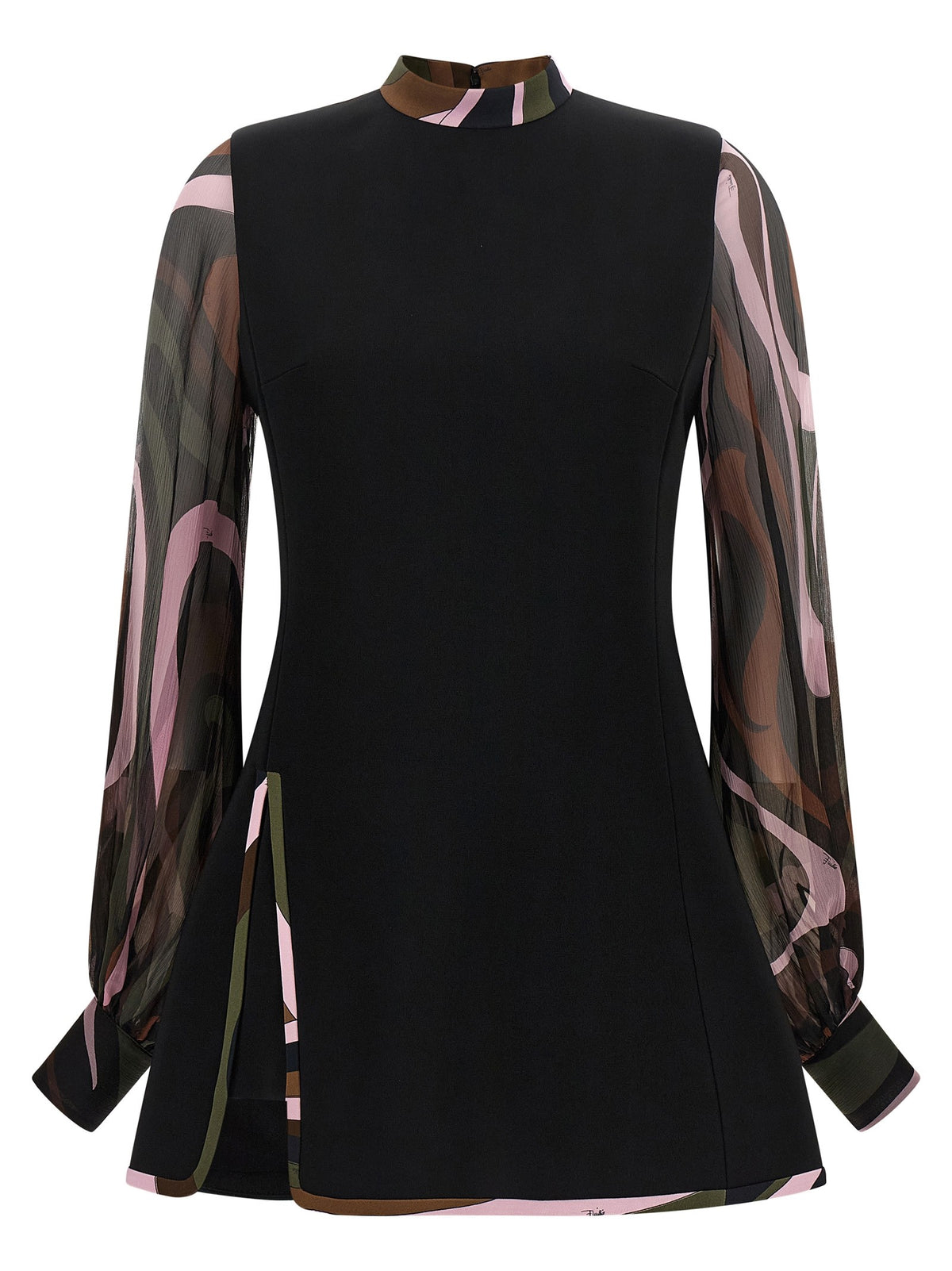 Black 'Marmo' cady dress