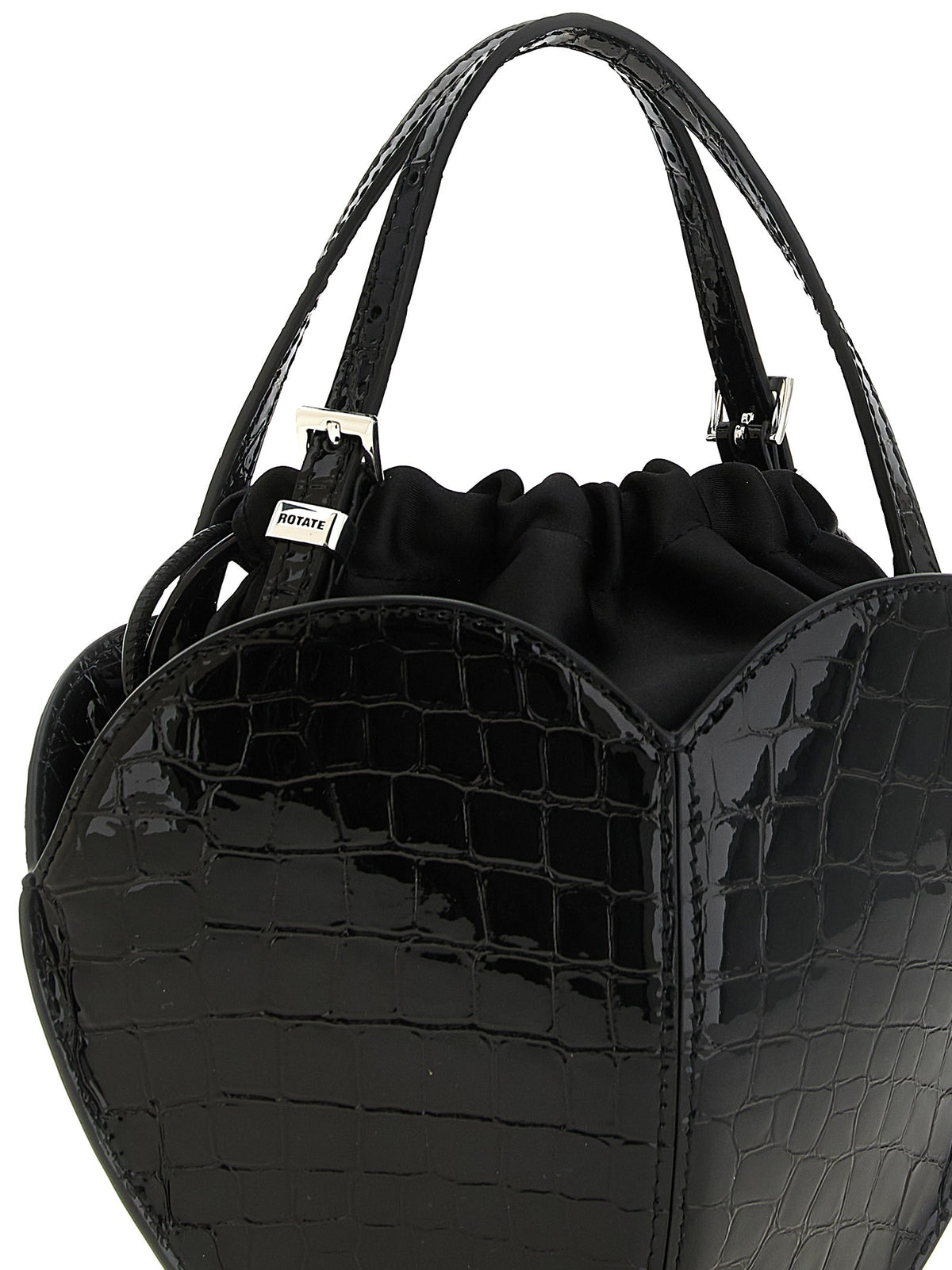 Black 'The Heart' handbag