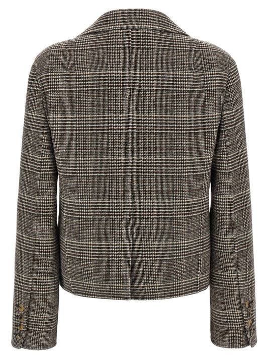 Blazer cropped Check