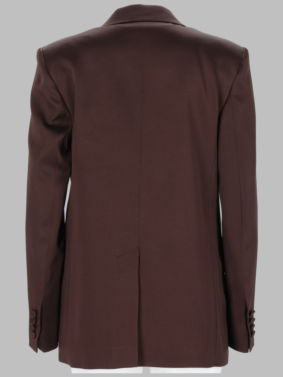 BLAZER DOPPIOPETTO IN ENVERS SATIN