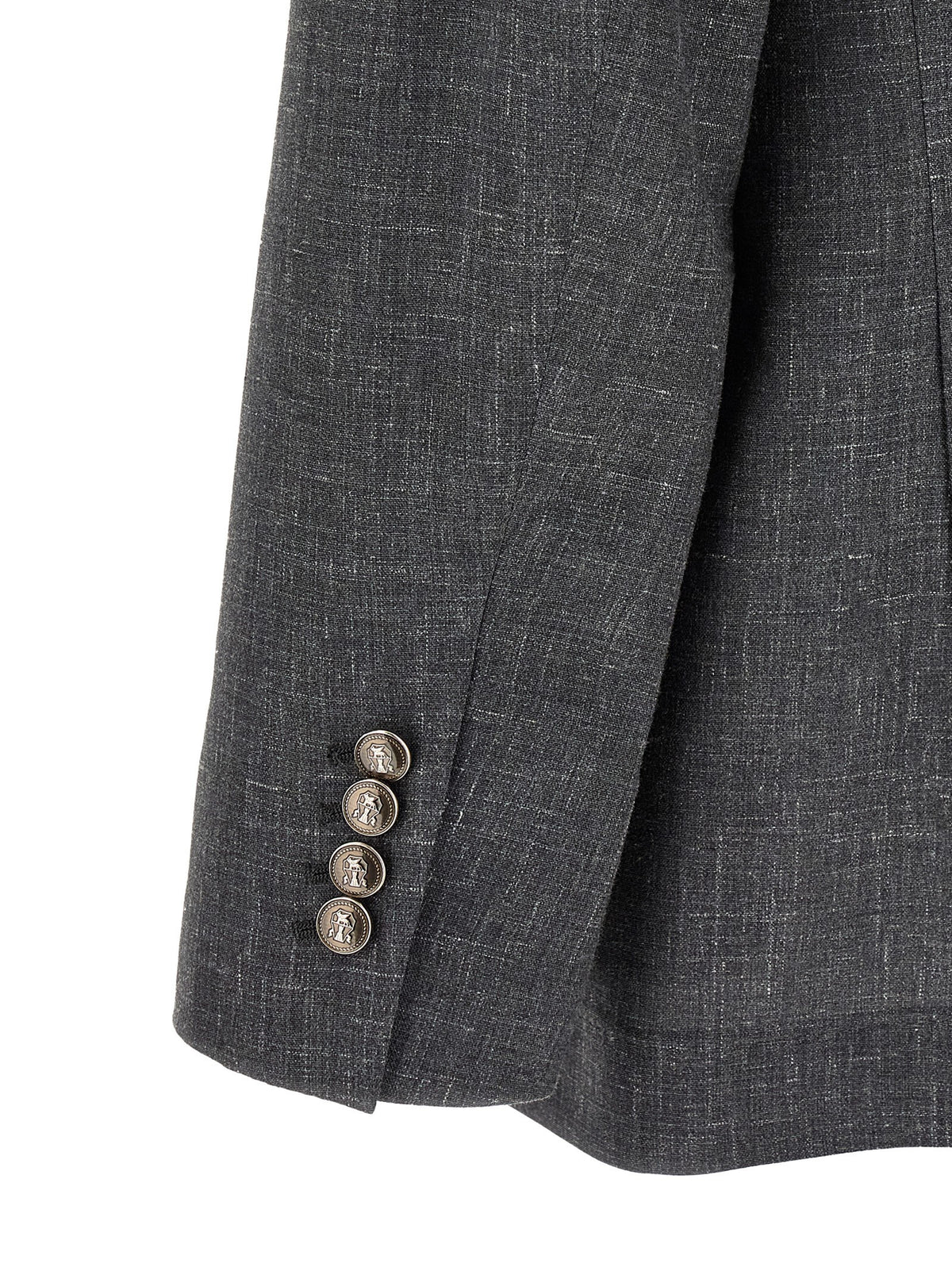 Blazer Flamed Canvas Blazer
