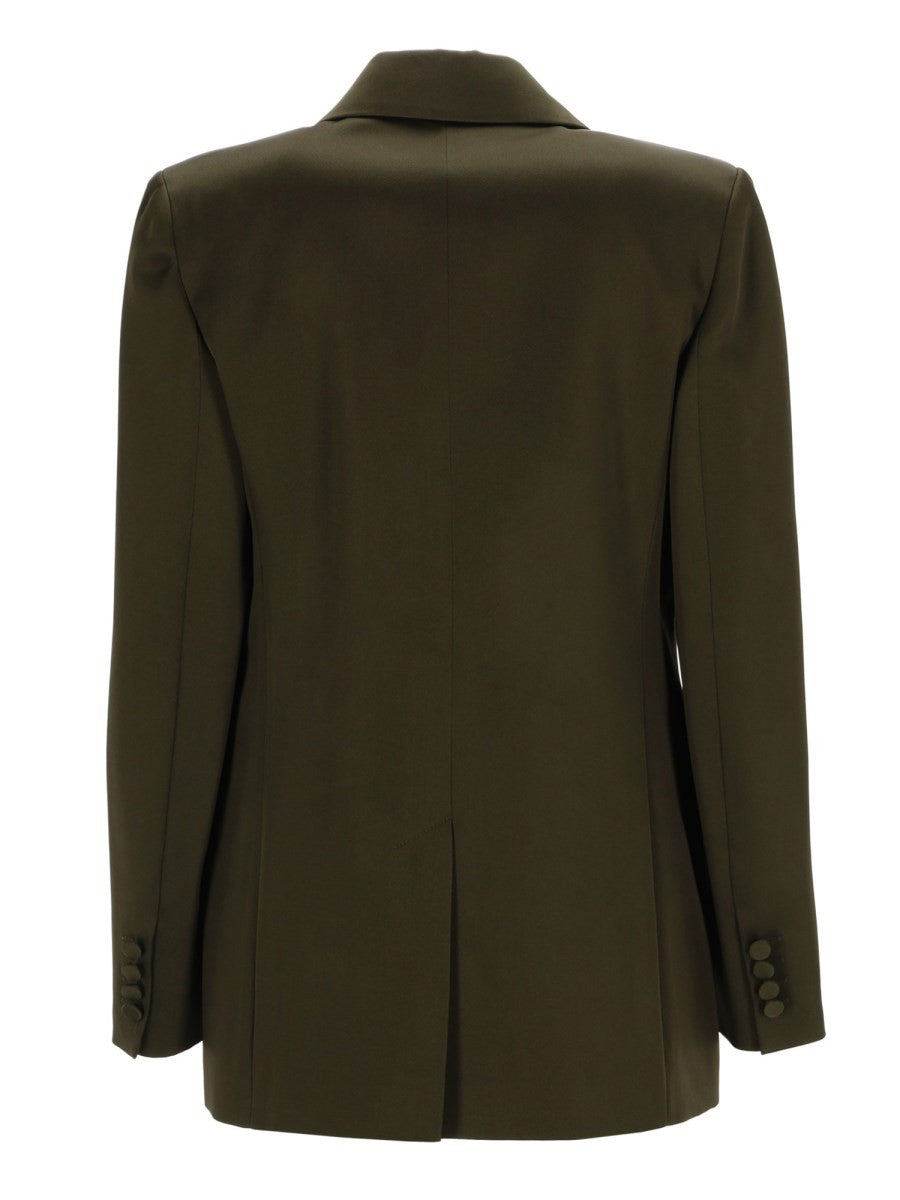 BLAZER IN ENVERS SATIN