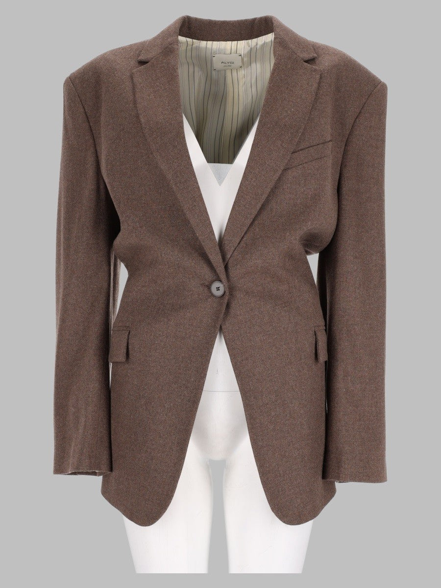 Blazer Sagomato in Flanella