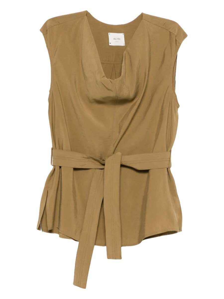 BLOUSE WITH BELT