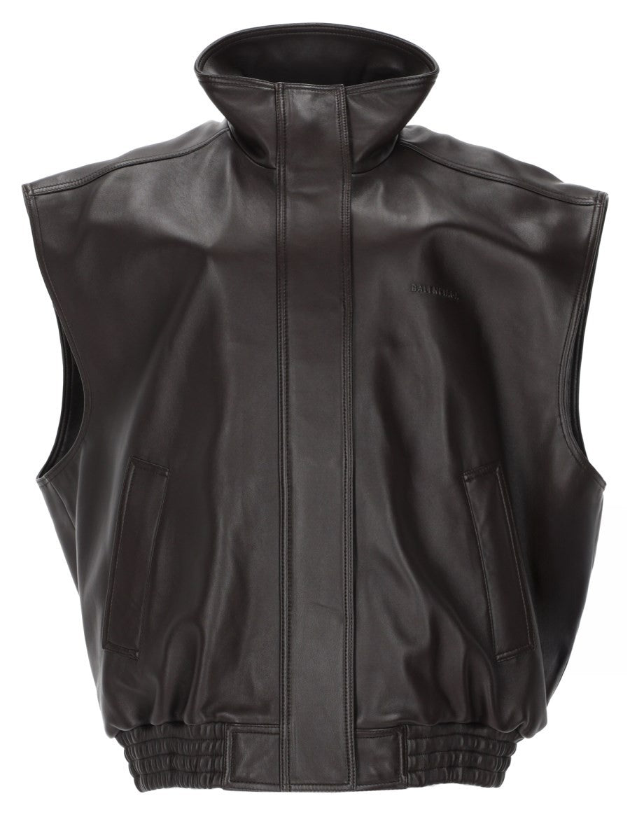 BLOUSON IN PELLE MORBIDA