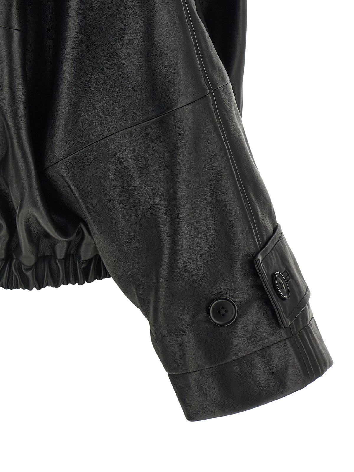 Blouson leather jacket
