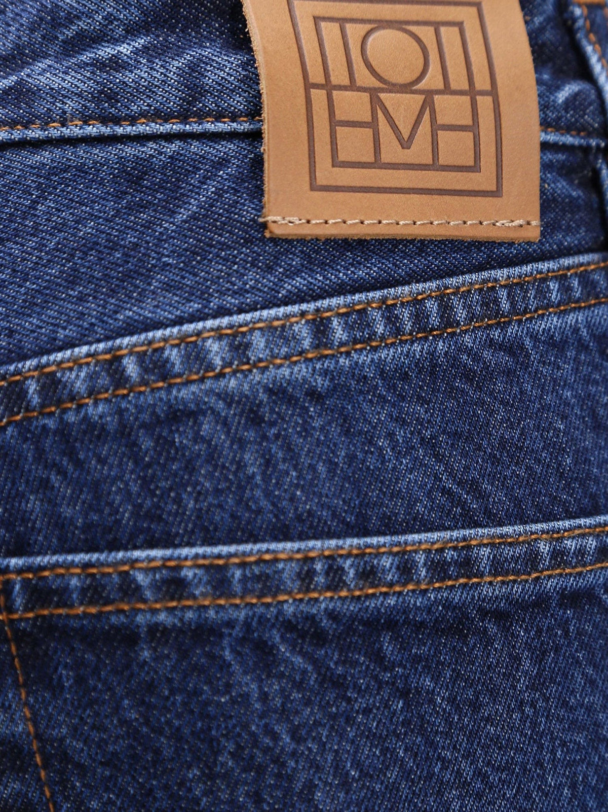 Blue denim jeans