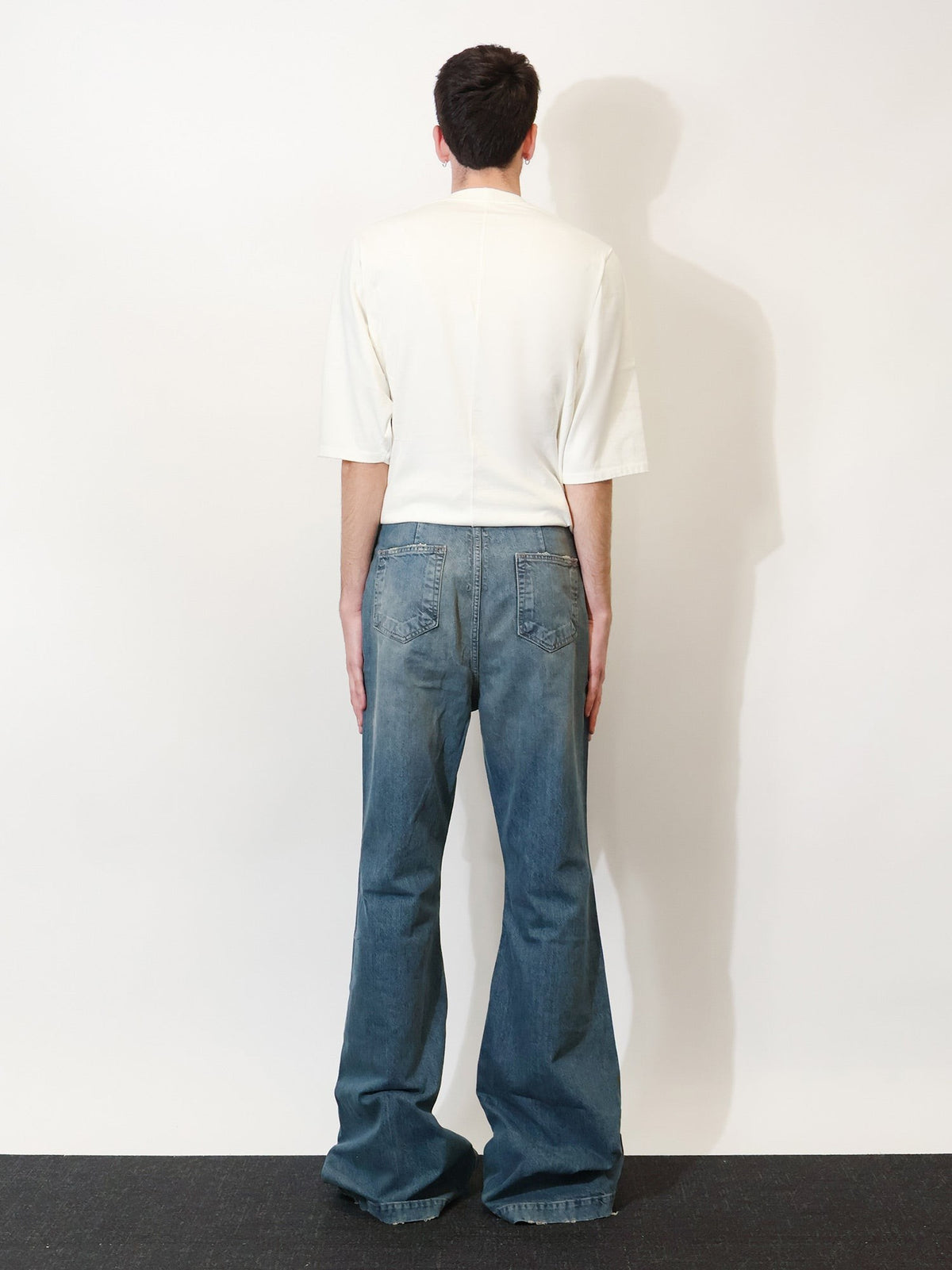 Blue denim jeans