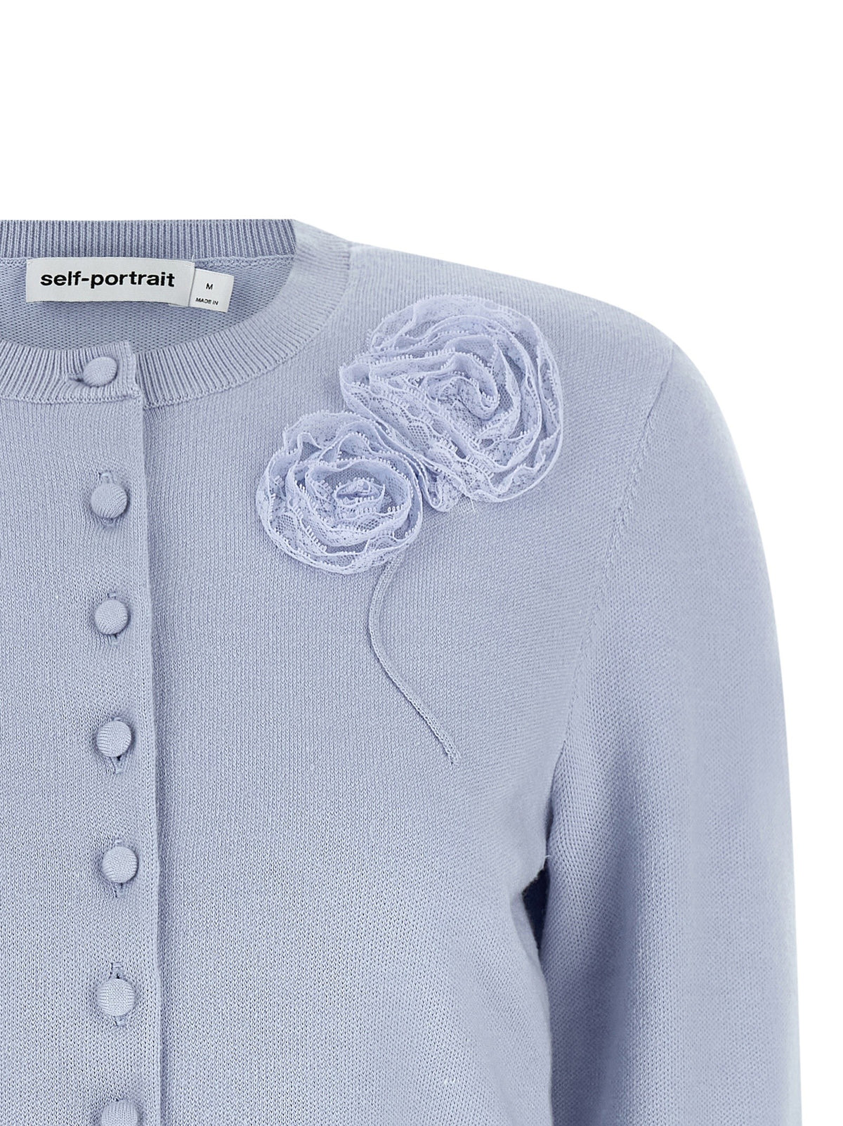 'Blue Flower Knit' cardigan