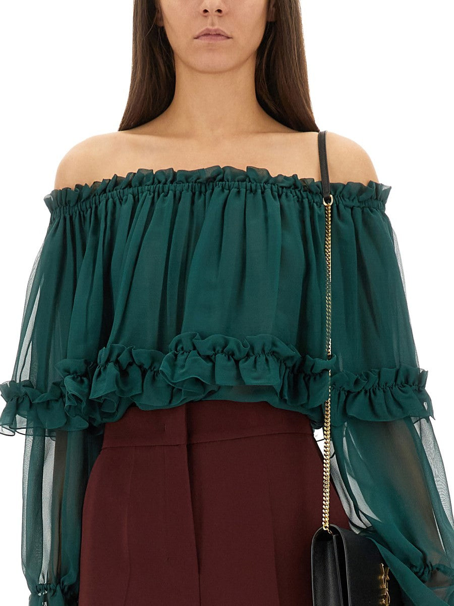 BLUE IN SILK