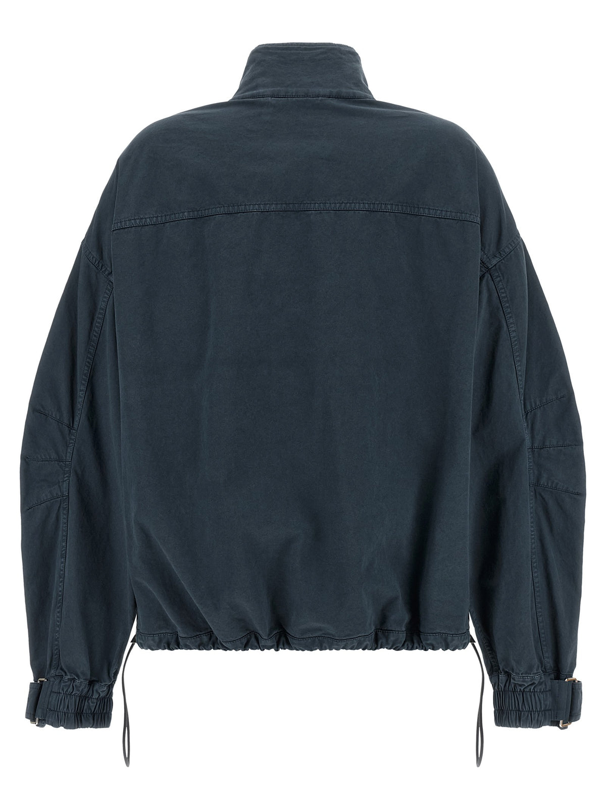 Blue utility bomber jacket