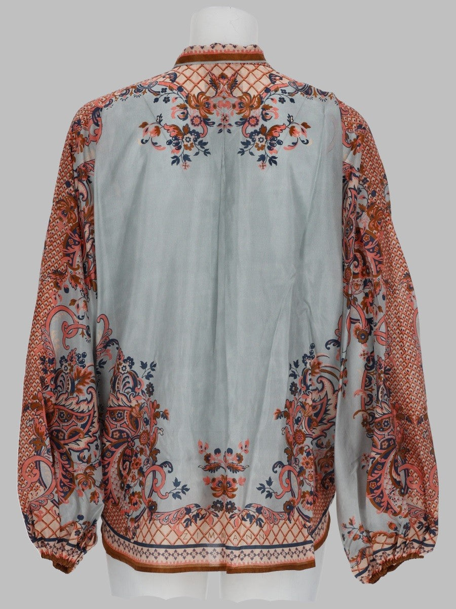 BLUSA "ASTER" IN SETA