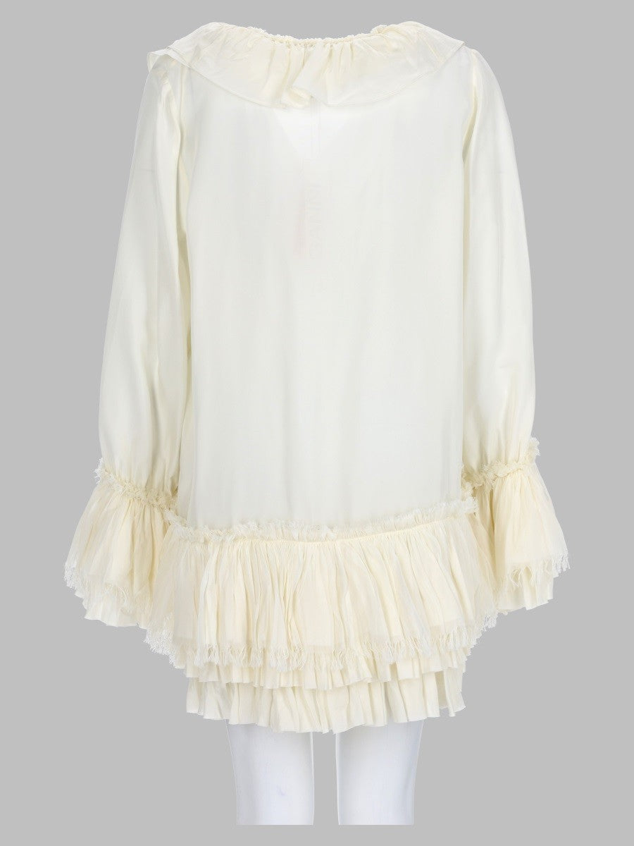 Blusa Con Balze
