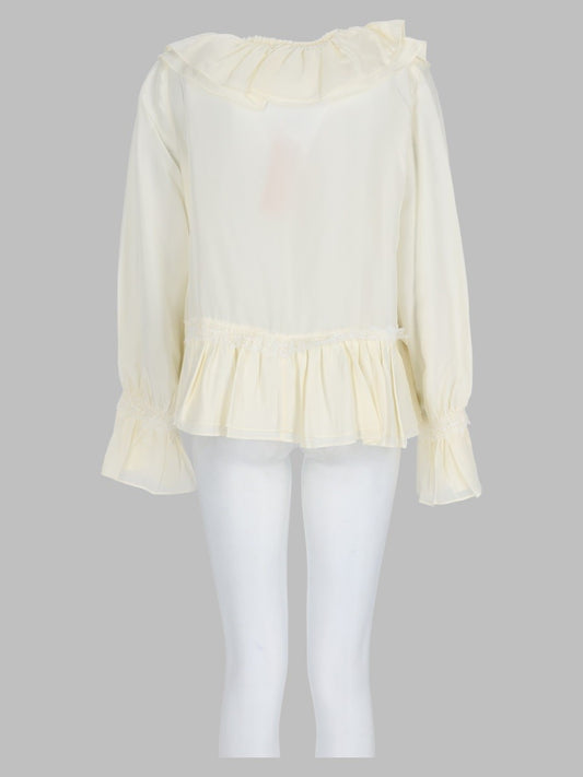 Blusa Con Balze
