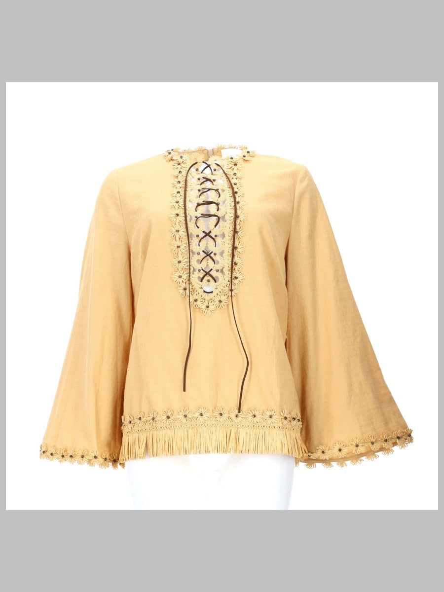BLUSA CON FRANGE