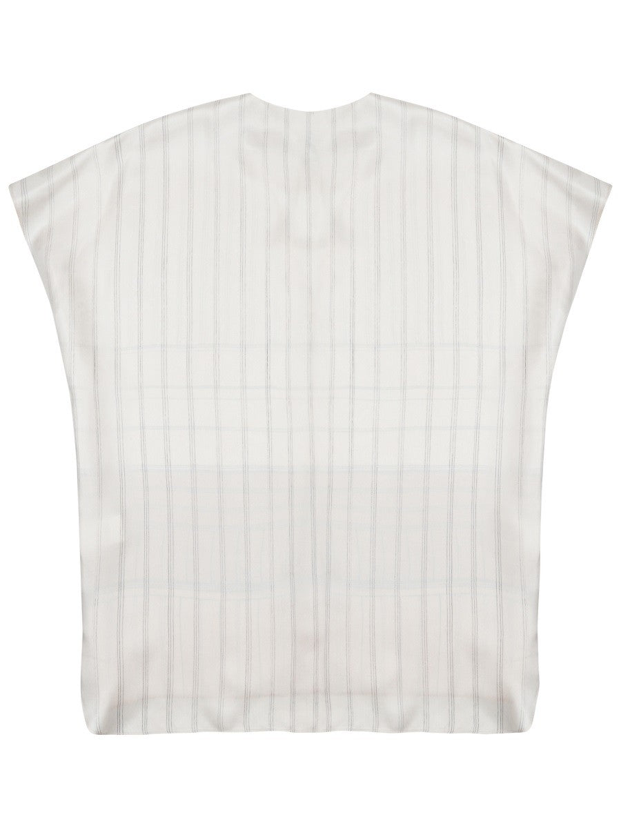 BLUSA CON SCOLLO A V