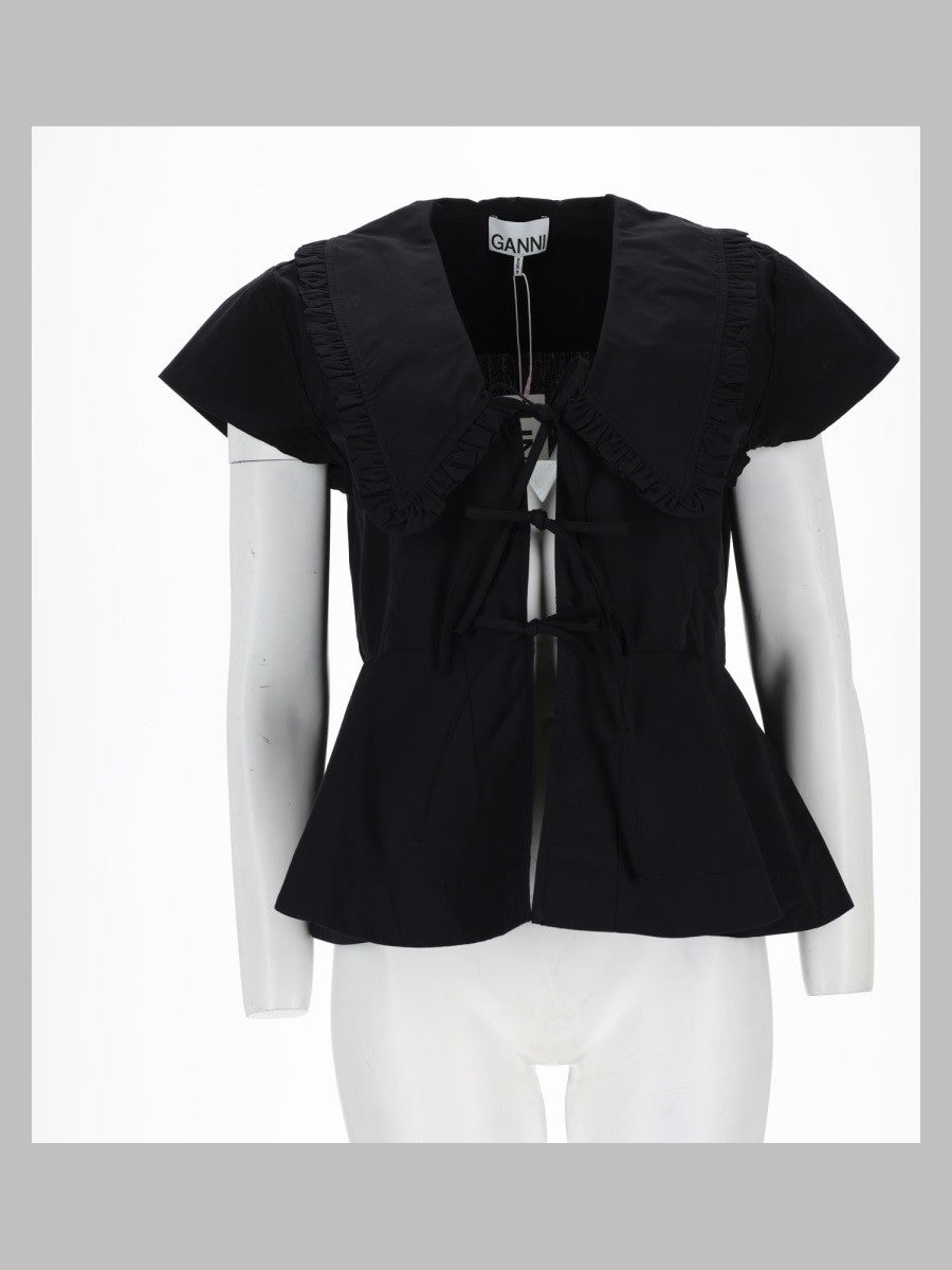 Blusa In Popeline Di Cotone